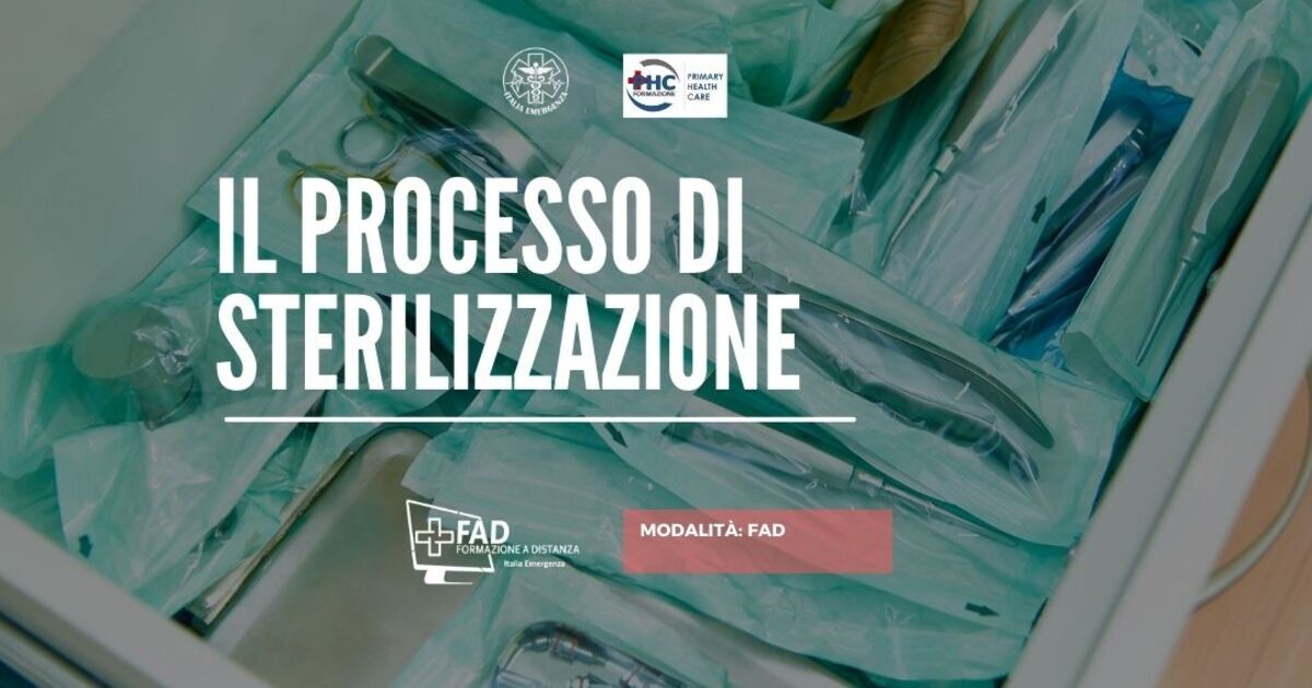 Il processo di sterilizzazione